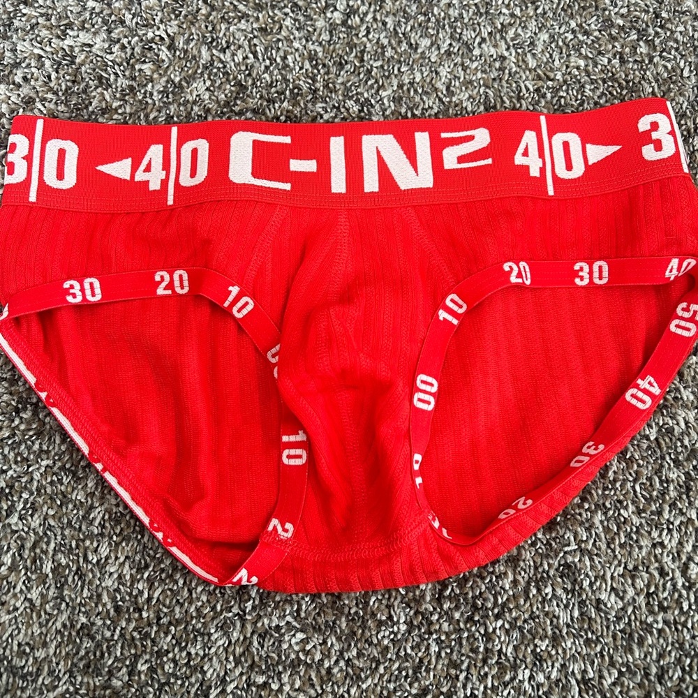 C-IN2 Men's Red Briefs